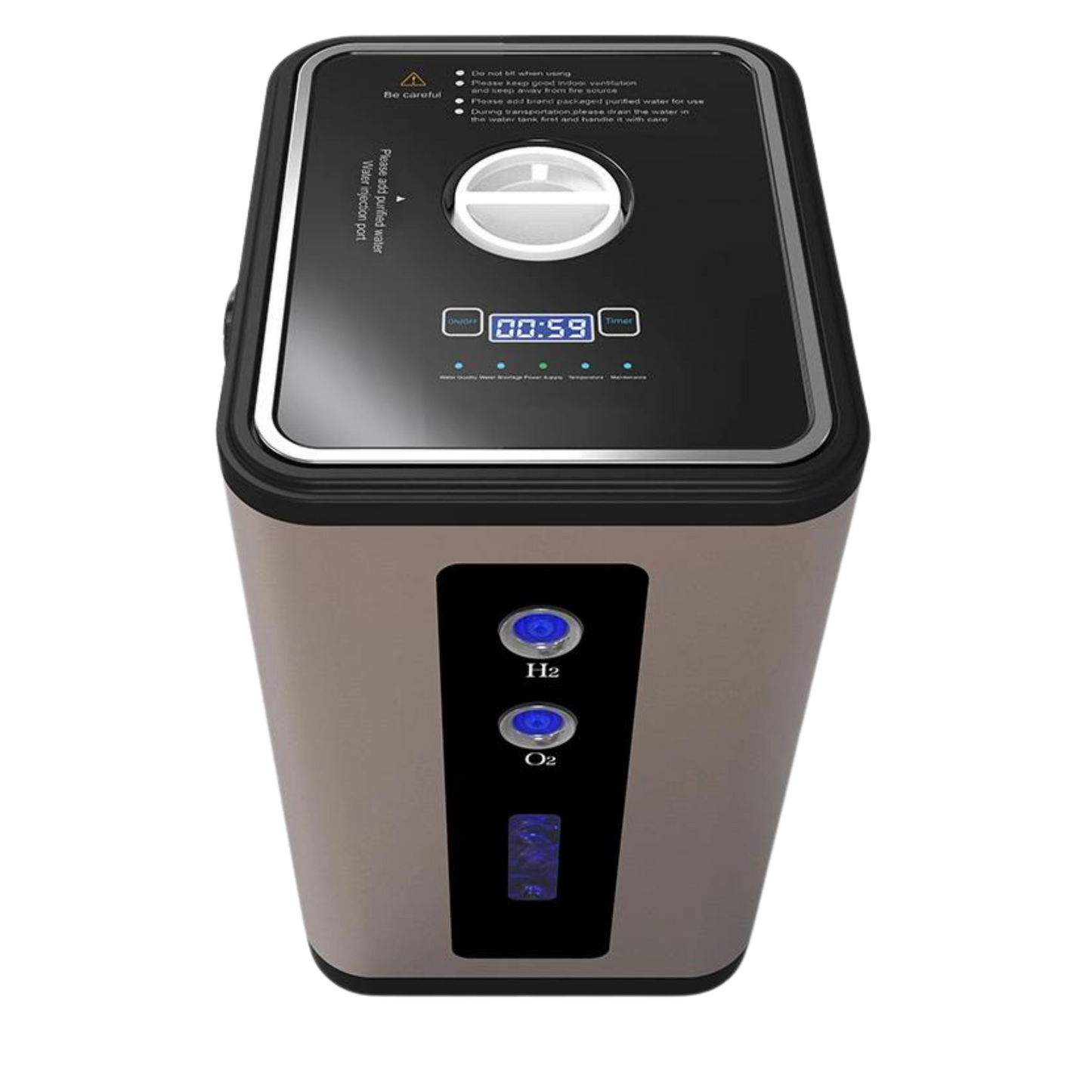 HM-450H+O - Gerador de Oxigênio Hidrogênio Inalador