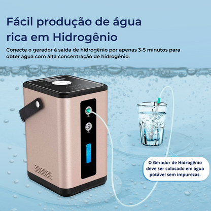 HM-450H+O - Gerador de Oxigênio Hidrogênio Inalador