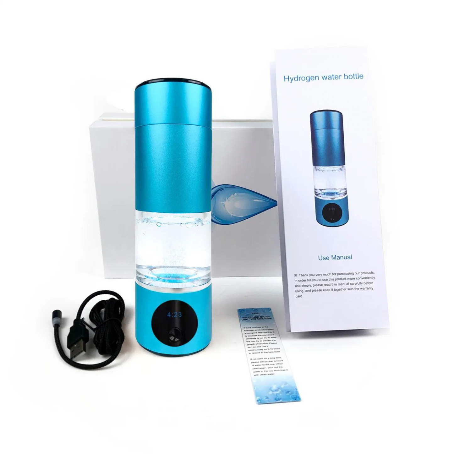 HM-6000 - Garrafa de água rica em hidrogênio de alto teor de 5000-6000ppb